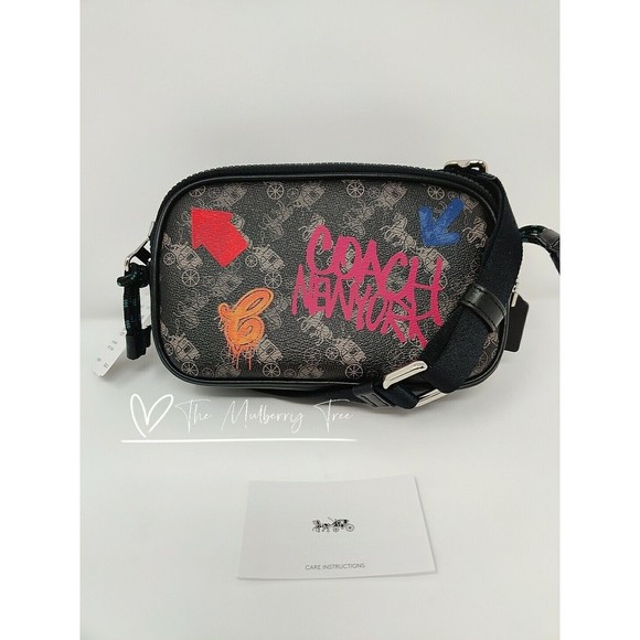 Coach Bags Nwt Coach F8464 Crossbody Pouch With Horse And Carriage
